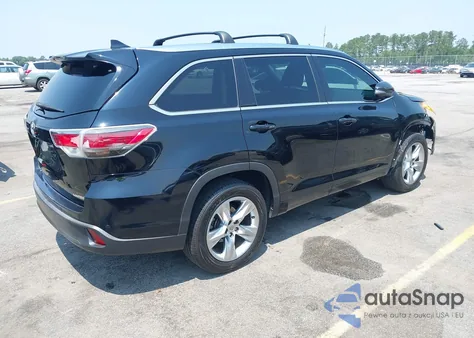 2015 Toyota Highlander Limited/Ltd Platinum из США, поврежденный, VIN 5TDYKRFH7FS113660